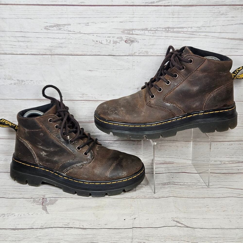 Dr. Martens Bonny Boots US Men's 6 Women's 7 Brown Leather Ankle Chukka AirWair